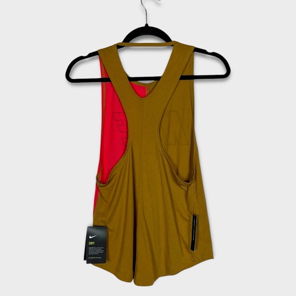 Nike Dri-Fit Racerback Running Tank Top Small Colorblock Athletic Athleisure - Picture 2 of 6